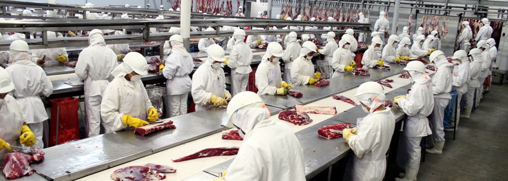 Volume de carne exportada é o menor desde 2012