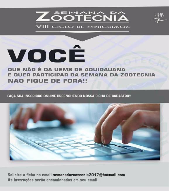 Inscrição para Semana de Zootecnia em Aquidauana esta aberta